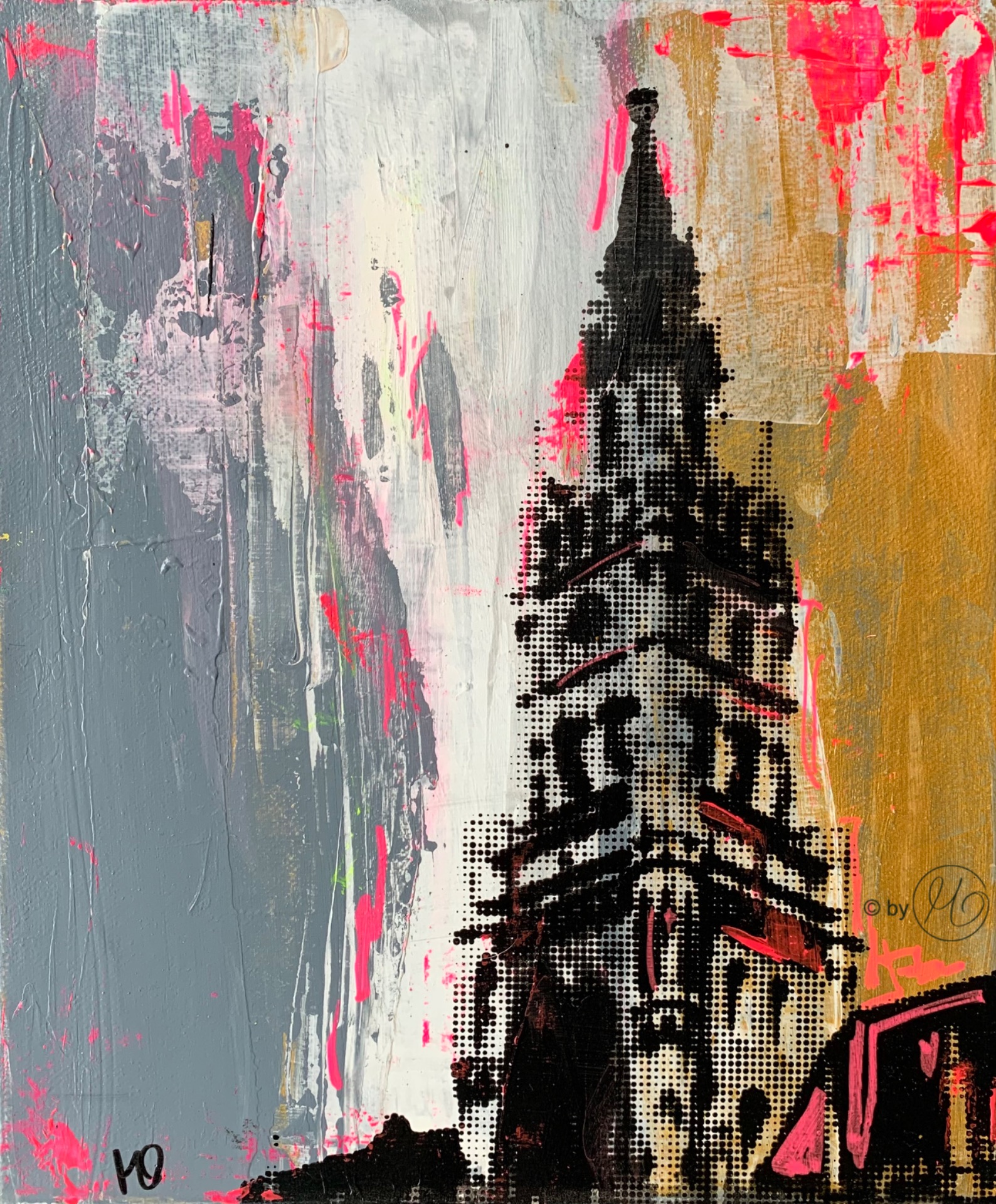 "Rathaus", 2023, 30x25 cm