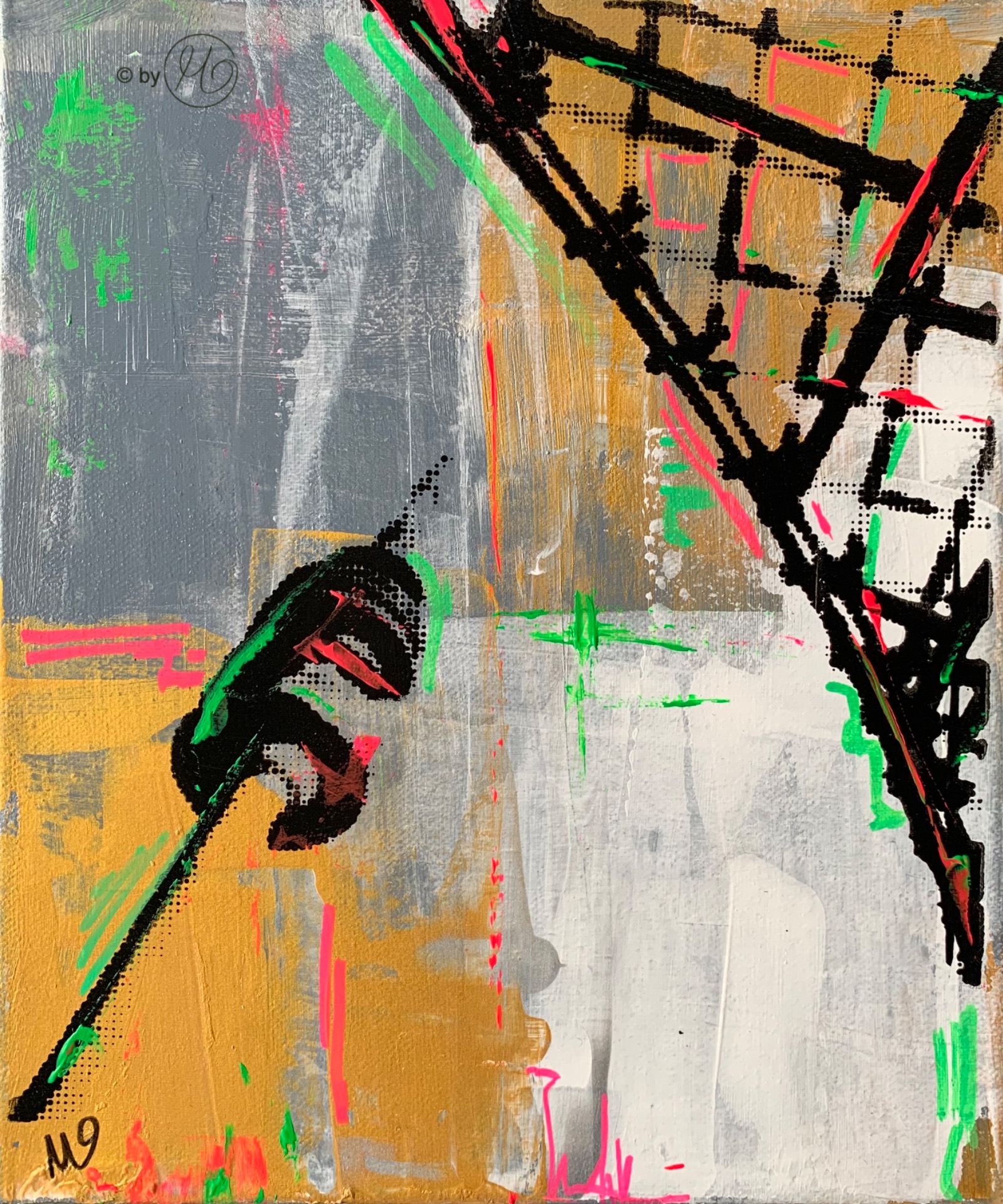 "Olympiaturm", 2023. 30x25 cm